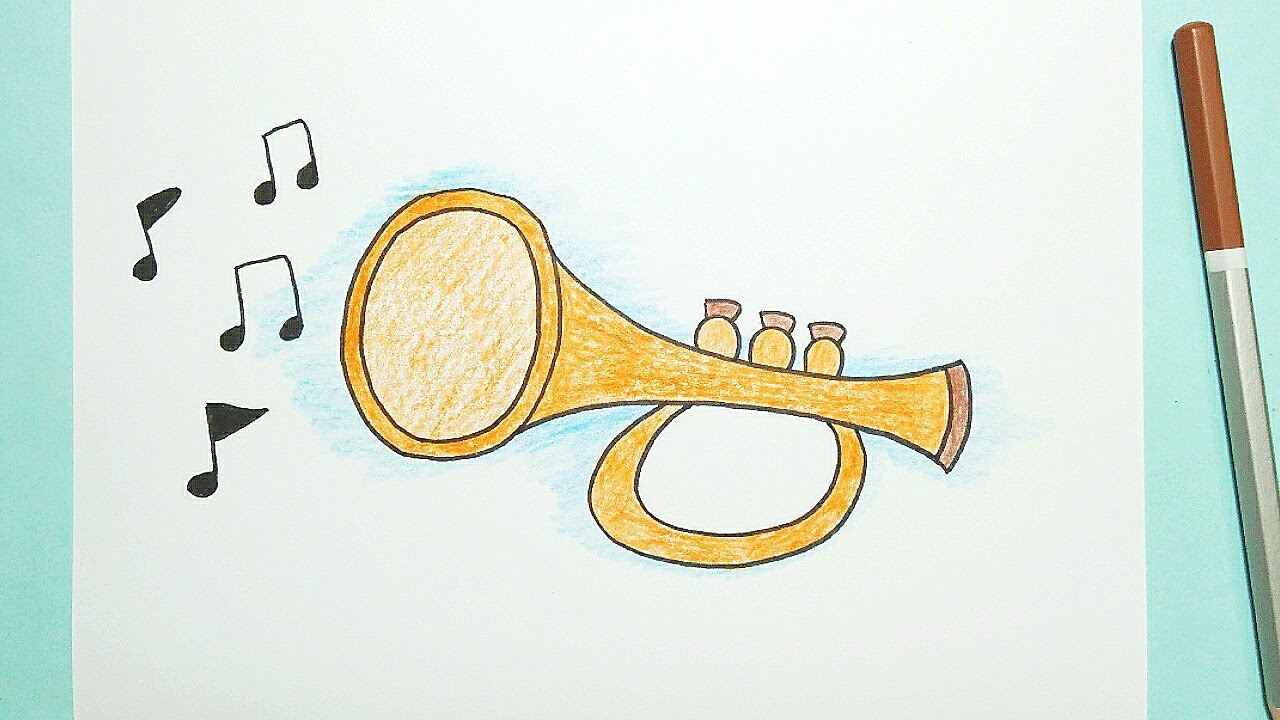 オリジナル自作絵 絵画 sawatari_doodles【Trumpet】 hq720.jpg?sqp=-