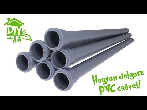 Videó: Ragaszthat rugalmas PVC csövet?