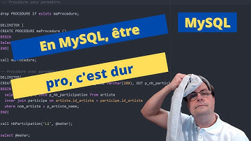 Base de données : Procédures stockées