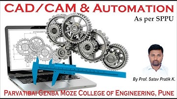 BE Mechanical CAD-CAM & Automation as per SPPU Unit 4: CAM - Part 1