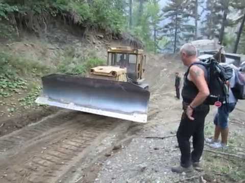 ომალო-დართლოს გზის მშენებლობა