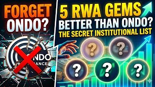 5 RWA Crypto Gems Set to Explode: The 16 Trillion Dollar Institutional Revolution!