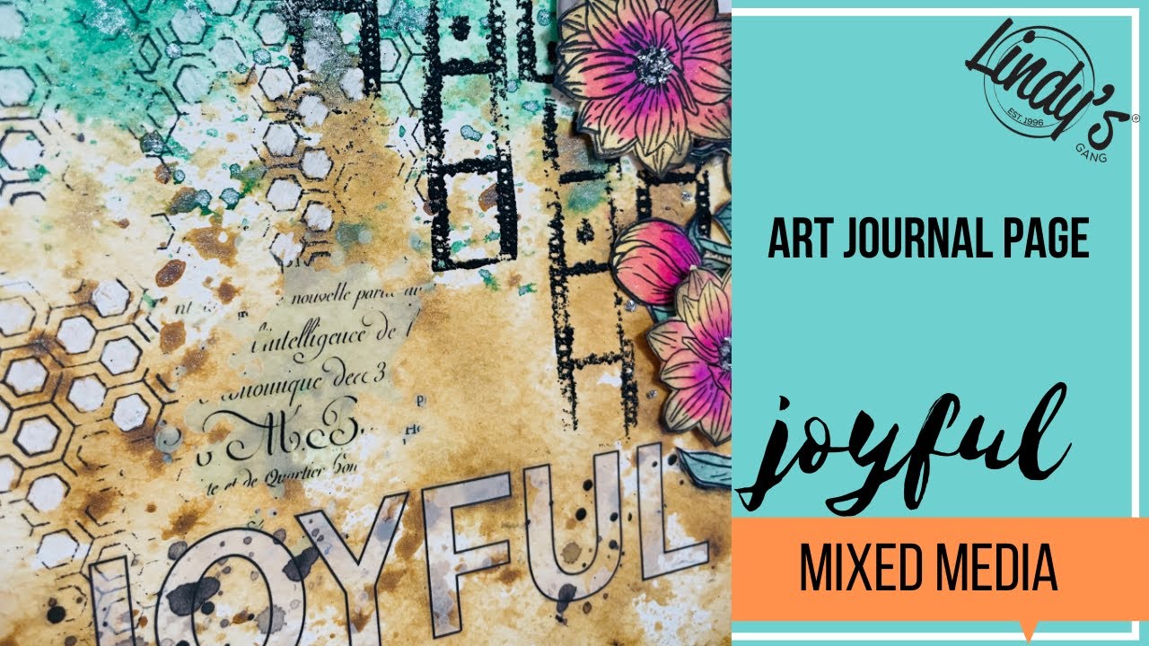 Art journal video tutorial – Lindy's Gang