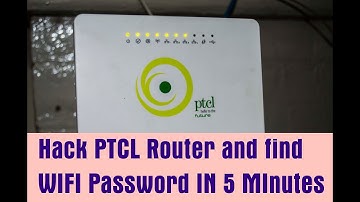 Hack PTCL WIFI password in 5 minutes in URDU/HINDI