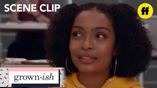 Grownish  Season 1 Episode 1 Zoey Reflects On Her College Experience  Freeform