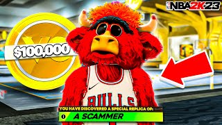 I SCAMMED RONNIE 2K FOR 100,000 VC on NBA 2K23... (HE PERMANENTLY BANNED ME)