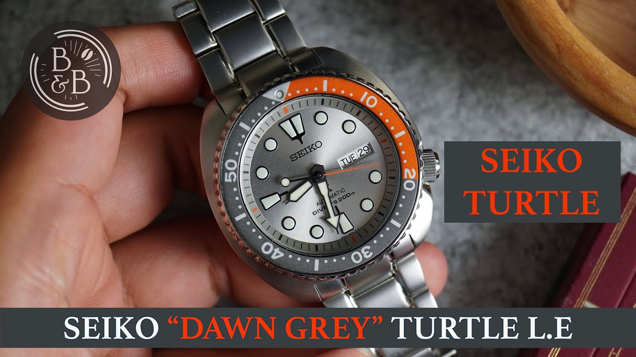 Seiko SRPD01K1 Dawn Grey Turtle  – Beans & Bezels