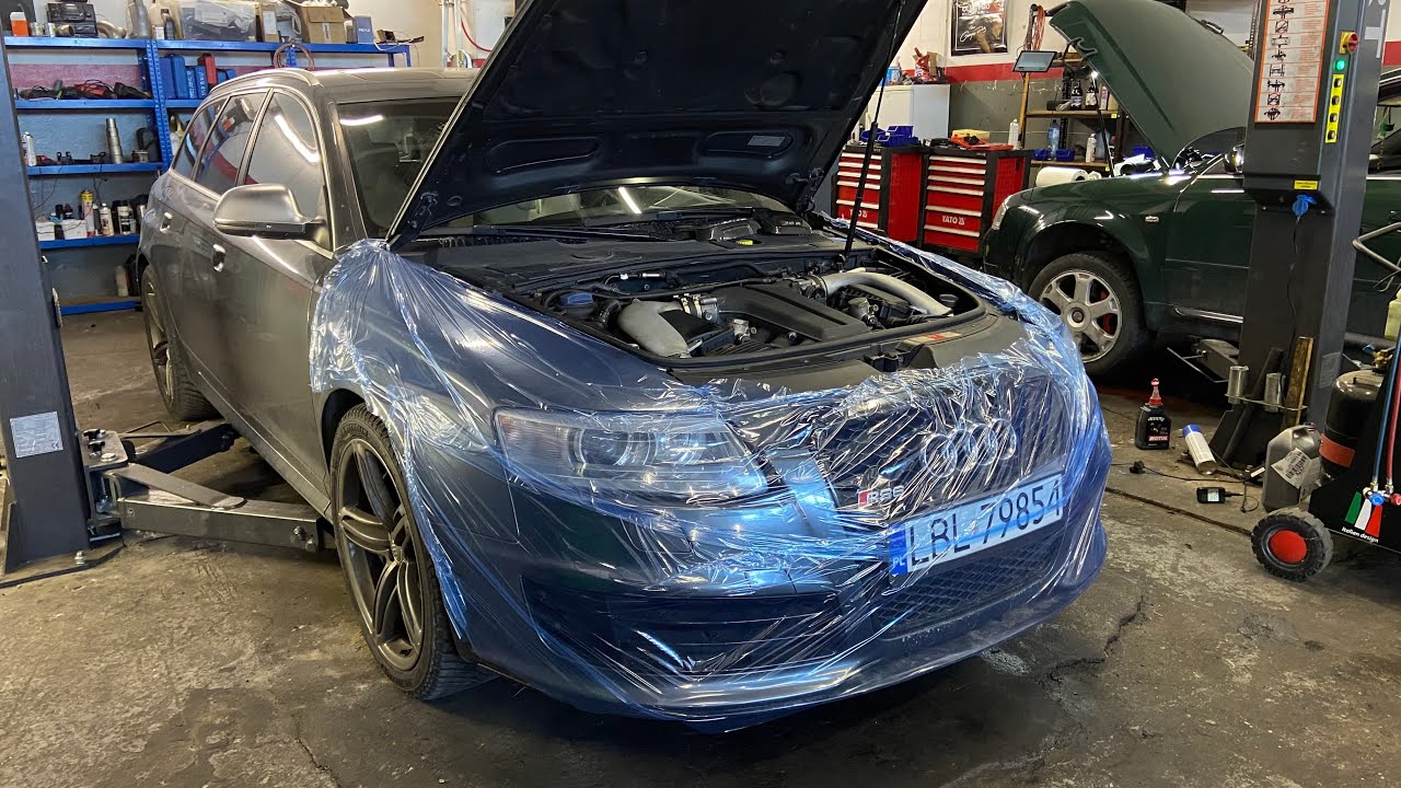 Audi RS6 C6 5.0 TFSI V10 BUH wymiana rozrządu, serwis 