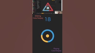 ColorSwipey Making vs Playing ColorSwipey - Pre-Order Now for iOS - Swipe Same Color