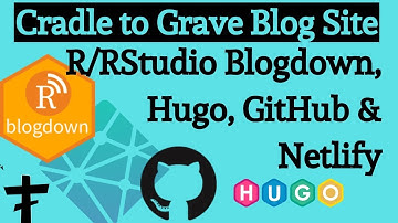 Live - Tutorial Making Live Site, Free - R RStudio Blogdown Hugo GitHub Netlify
