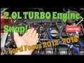 Swapping a 2.0L TURBO Engine in my Ford Focus!