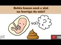 Bebês fazem cocô e xixi na barriga da mãe? | Minuto da Terra