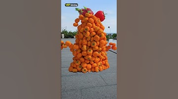 Fruits walking, c4d animation special effect