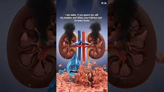 Health with water 💦 #health #water #dehydration #3danimation #aistory #healthtok #facts