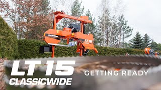 Getting Ready with the Wood-Mizer LT15CLASSIC WIDE Mobile Sawmill | Wood-Mizer Europe