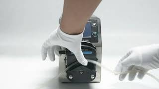 How to install the peristaltic pump tubing ?