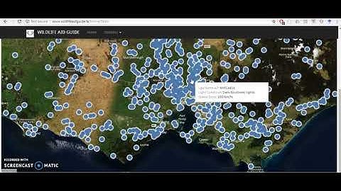 Iteration 1 User testing video for "Wildlife Aid Guide" Website