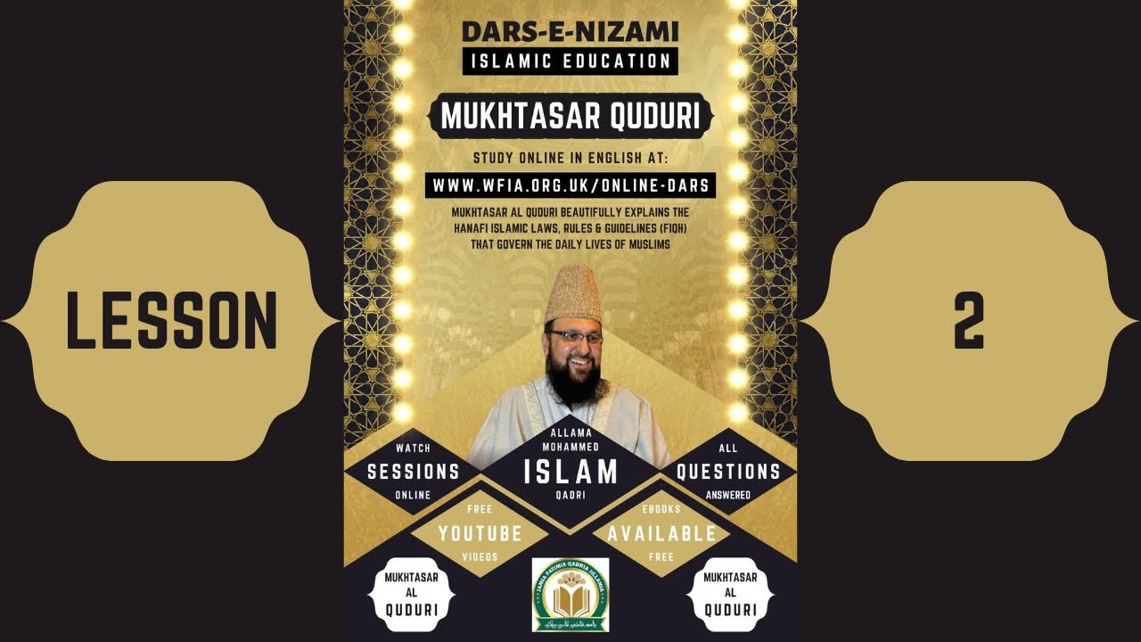 mukhtasar-al-quduri-english-lesson-2-by-allamah-mohammed-islam-qadri