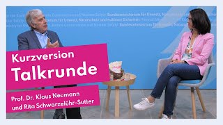 Talkrunde mit Prof. Dr. Klaus Neumann und Rita Schwarzelühr