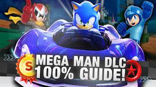 Sonic Racing Crossworlds - Mega Man Dlc - All Time Trials S-ranks & Red Star Ring Locations!