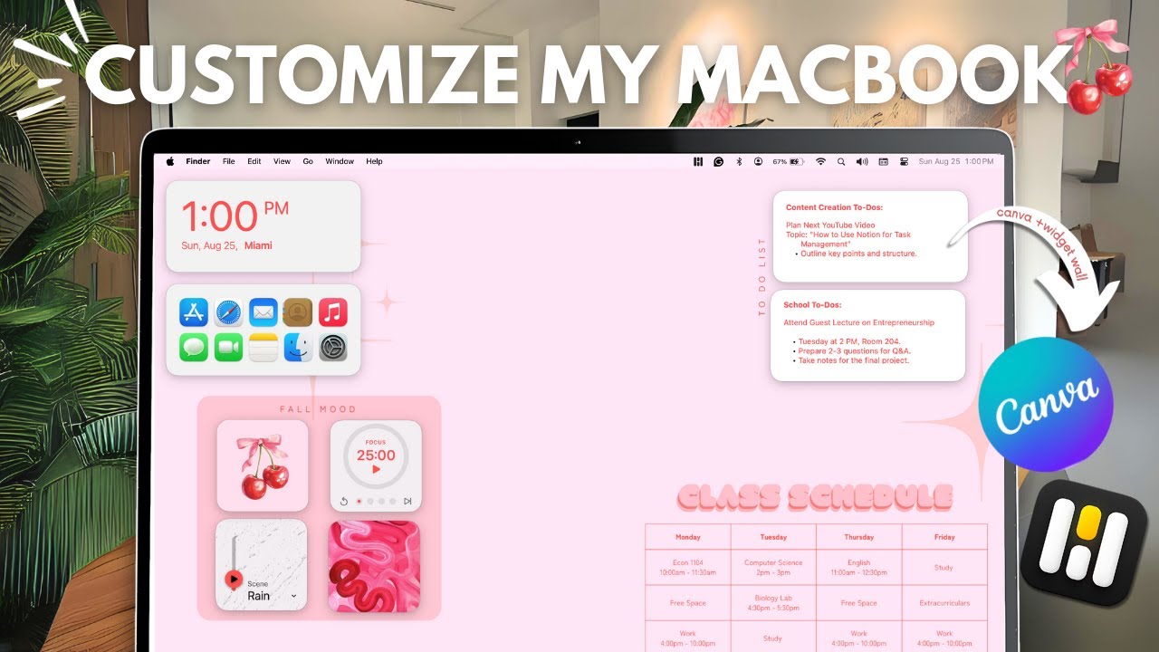 Customize My MacBook for Back to School - YouTube