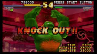 Street Fighter EX 2 Plus(PS1)-Blanka Playthrough 
