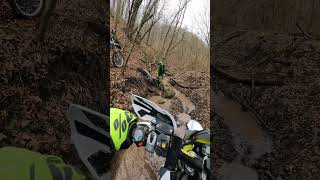 Motorcycle Rider's Unplanned River Dip