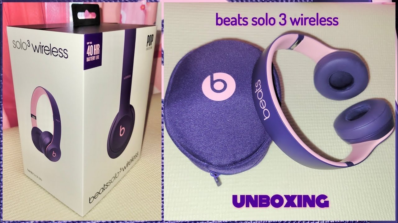 beats solo wireless purple