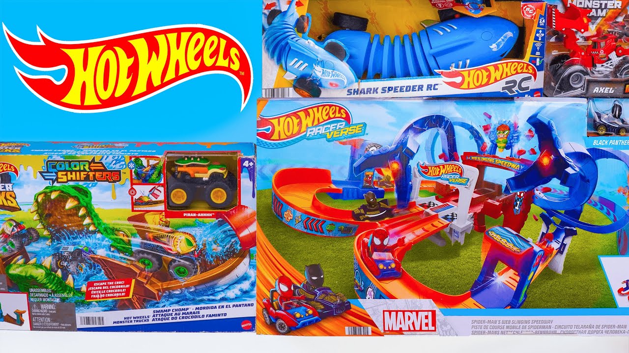ホットウィール レーサーバース マーベル トラックセット スパイダーマン Hot Wheels Collection Unboxing Review ASMR | Hot Wheel RacerVerse