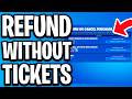 How To Refund Items WITHOUT Refund Tickets In Fortnite - Full Guide