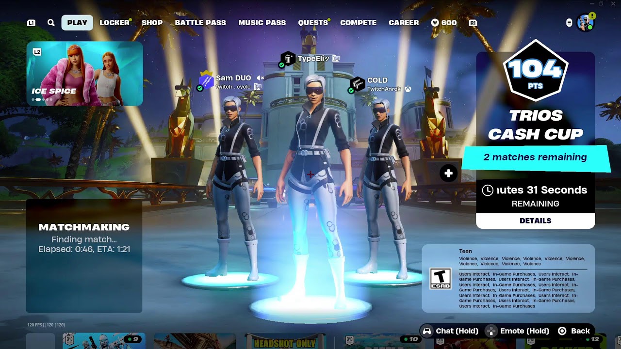 Fortnite Trio CC w Cyclo