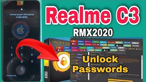 REALME C3 RMX2020 REMOVE PASSWORD BY UNLOCK TOOL 100%