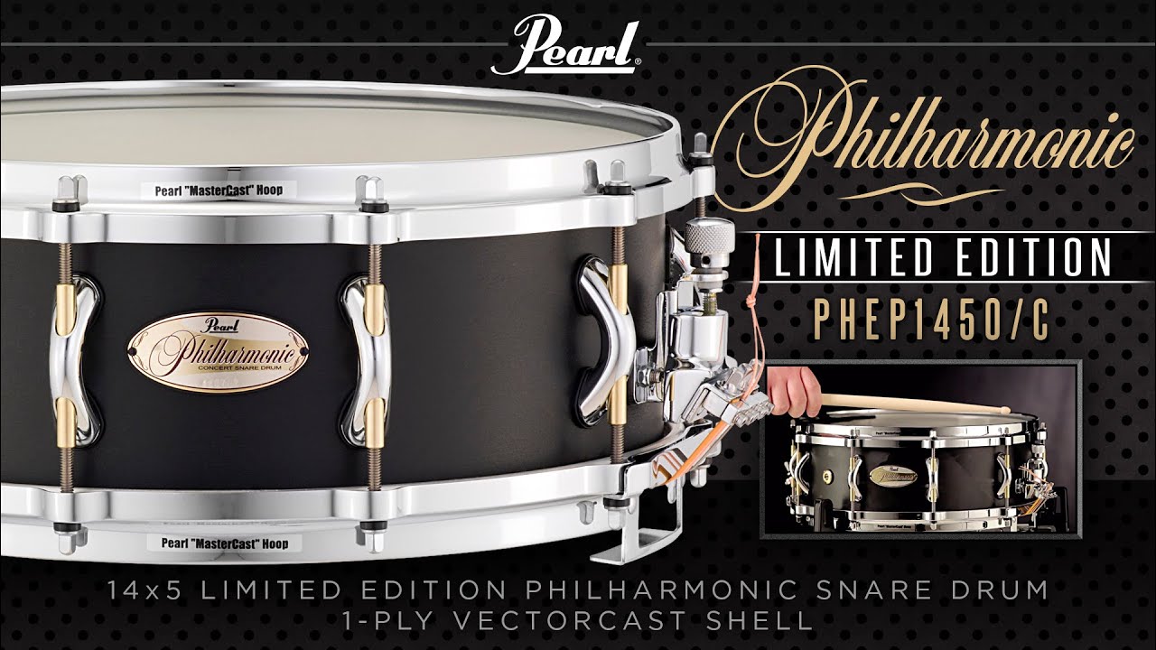 Vectorcast Pearl PHEP1450/C 14 x 5 Inches Limited Edition Philharmonic Snare Drum 