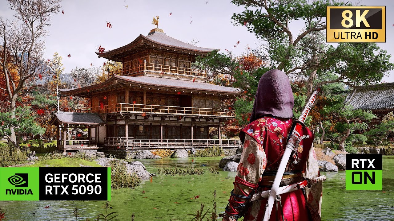 [8K] Assassin's Creed Shadows RTX 5090 - Ultimate RAY TRACING Reshade Mod - Ultra Cinematic Graphics