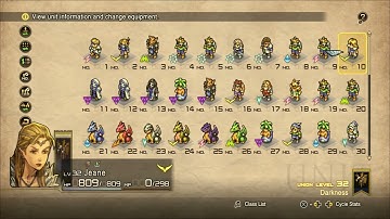 So you want to be OP Tactics Ogre Reborn