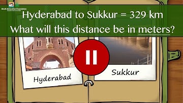 Distance (Sindhi Version)I Math I Grade 05 Unit 05 Lesson 01