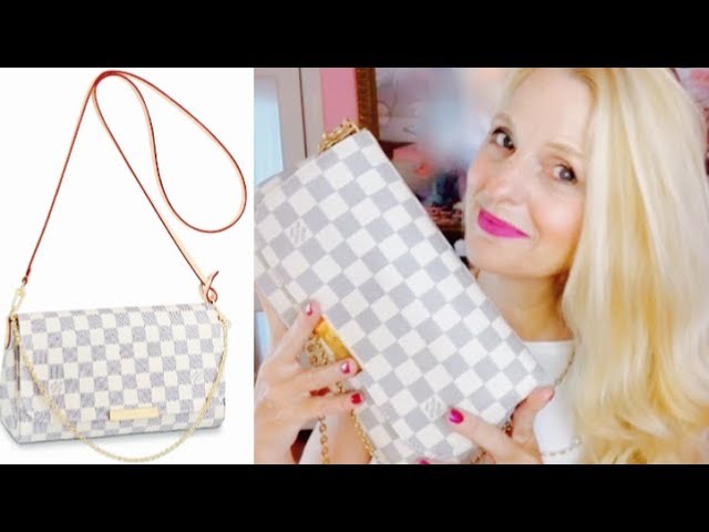 Louis Vuitton favorite mm damier azure unboxing