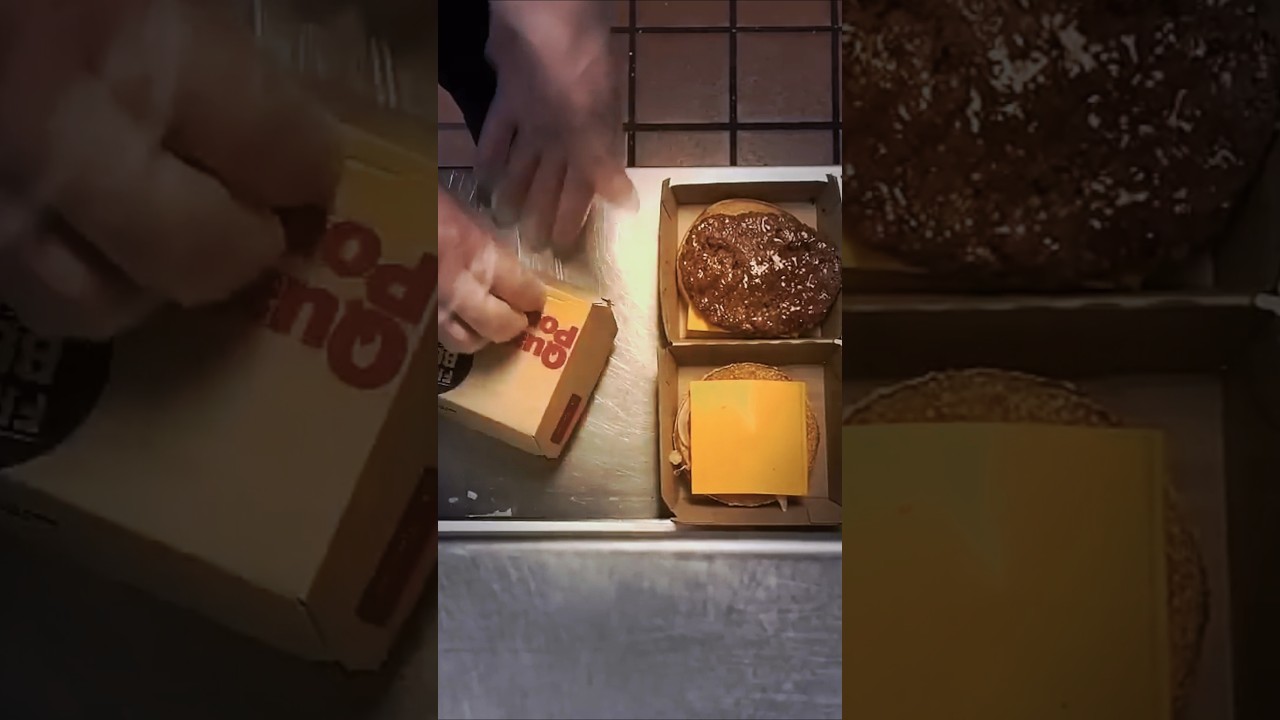 POV: How McDonalds Make Quarter Pounders 🍔