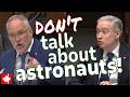 Don't talk about astronauts! Finance minister HAMMERED over $200M space spending scandal