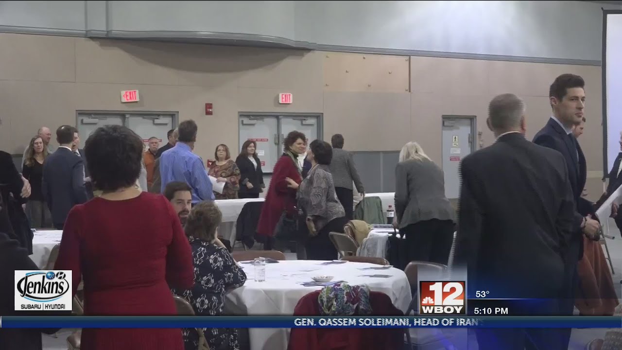 Chamber of commerce annual breakfast held at Fairmont State University