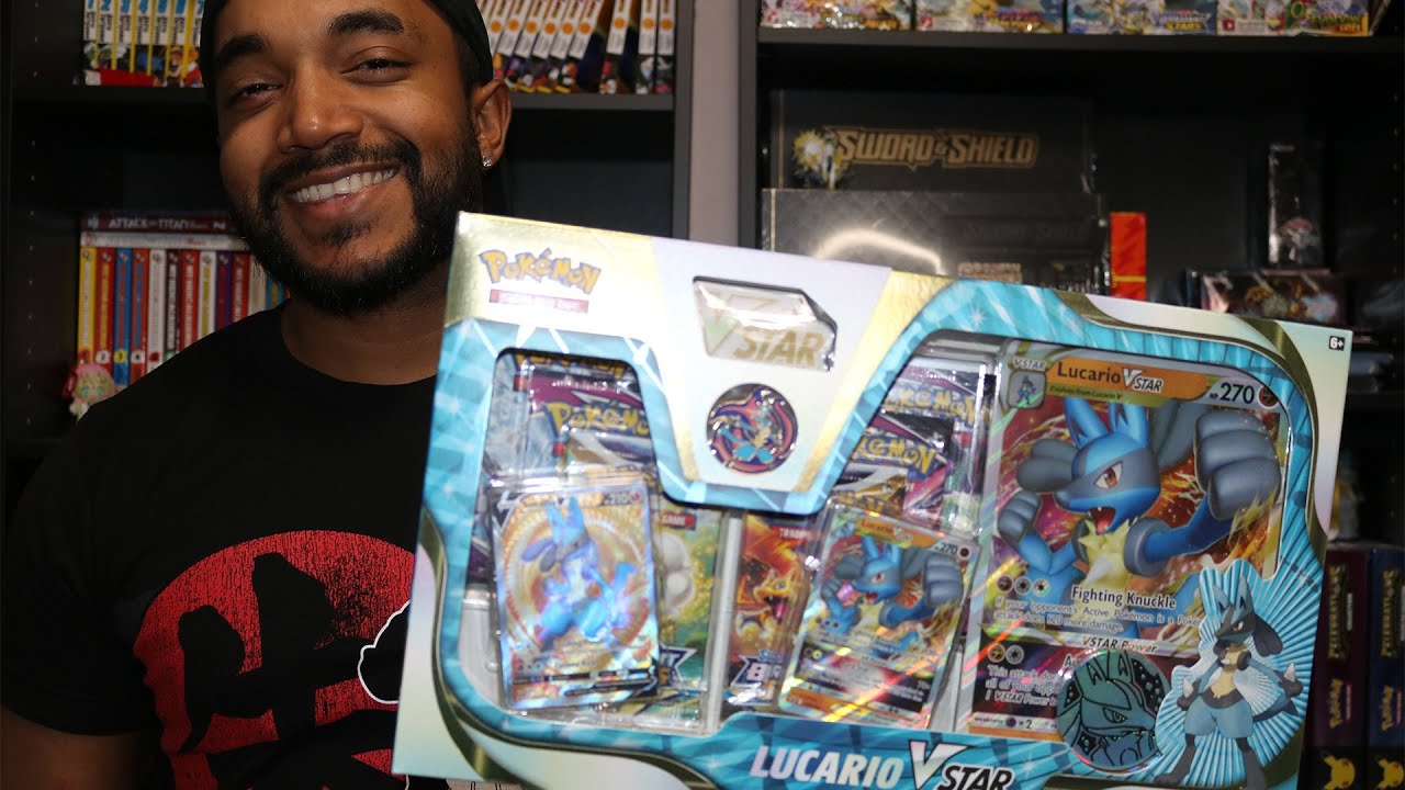 Opening A LUCARIO VSTAR Premium Collection Box!! - YouTube