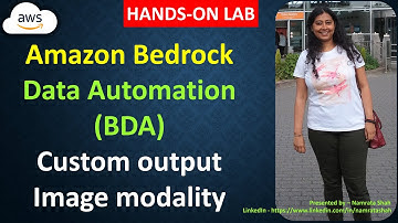 Amazon Bedrock Data Automation (BDA) - Custom output  - Image modality