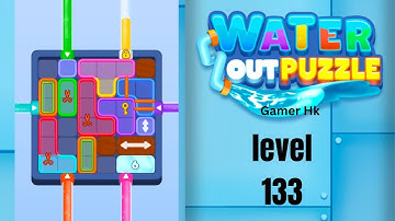 Water out puzzle level 133 Walkthrough Solution 