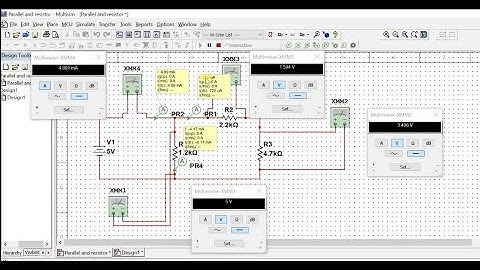Series And Parallel Circuit Using Multisim