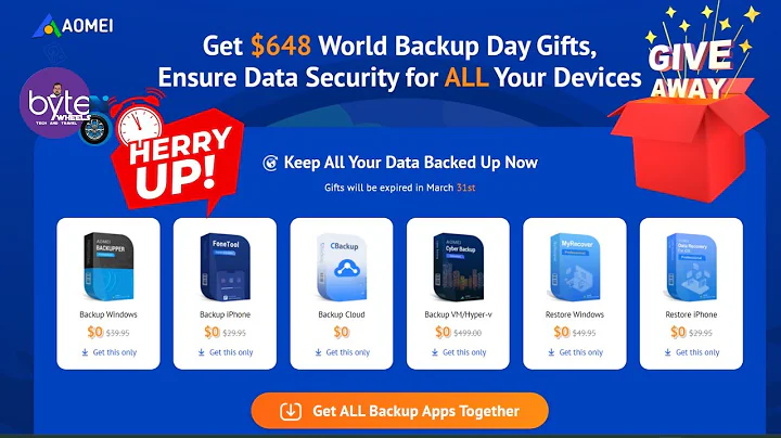 【AOMEI Giveaway】2023 AOMEI Giveaway which worth $648 for all devices