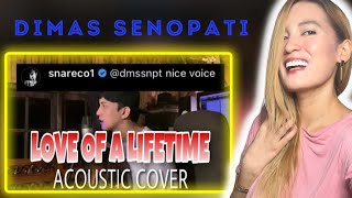 REAKSI Dimas Senopati Covering “Love of a Lifetime” Acoustic Cover ♥️
