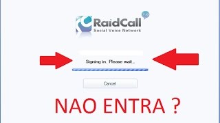 RAIDCALL (RC) NÃO INICIA - COMO RESOLVER