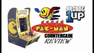 Arcade1Up Super PAC-MAN Countercade. Unboxing and Review. Upgraded and new Features. Mini game cab