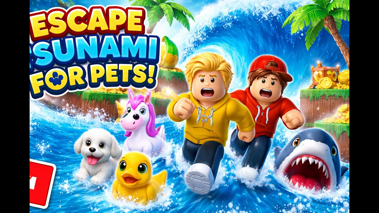 ESCAPE TSUNAMI FOR PETS ROBLOX!