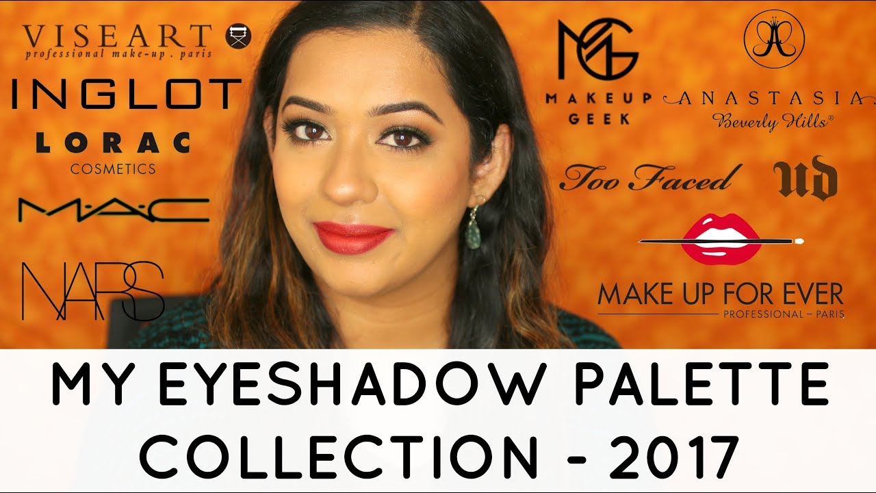 Makeup Collection - Eyeshadow palette Collection | Beautylashes19 - YouTube